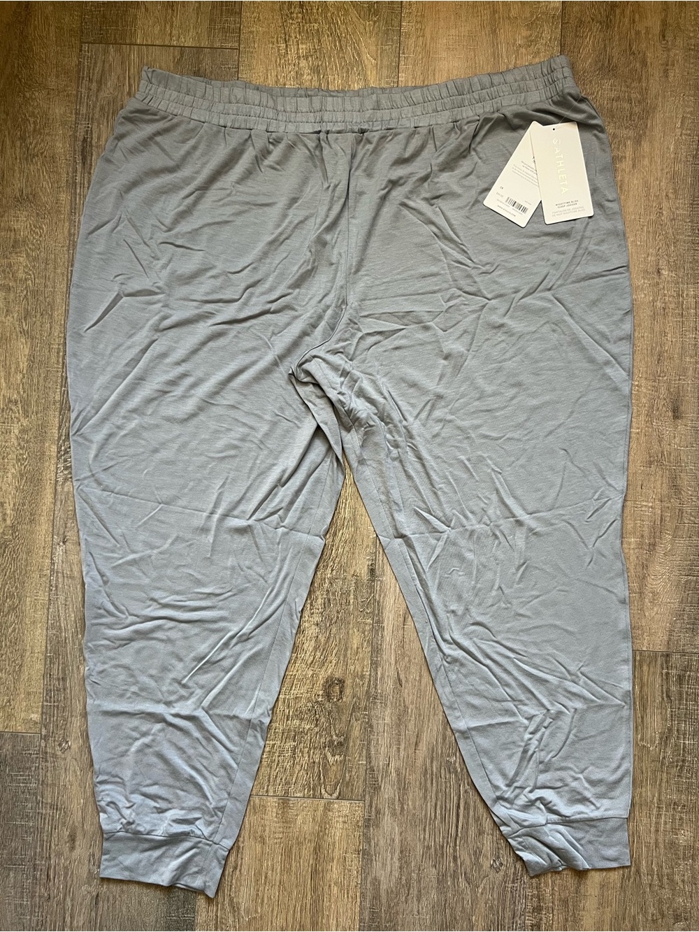 Kids Elastic-Waist Gray Lounge Bottoms